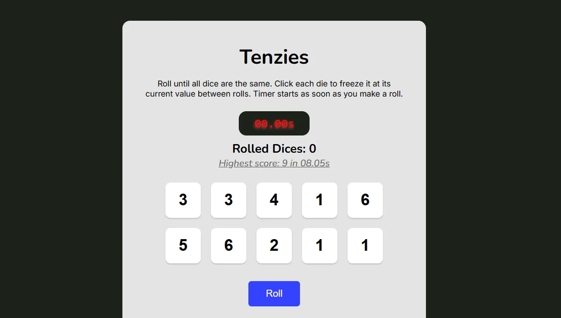 Tenzies